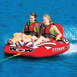 WOW Watersports 2-Person Coupe Cockpit Towable Tube  • 15-1030