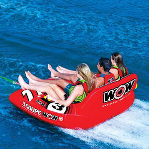 WOW Watersports 3-Person Coupe Cockpit Towable Tube • 21-1080