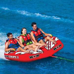 WOW Watersports 3-Person Coupe Cockpit Towable Tube • 21-1080