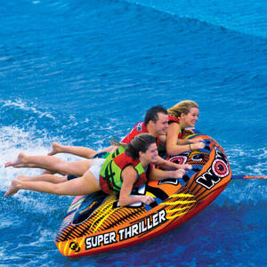 WOW Watersports Super Thriller 3-Person Towable Tube • 18-1020