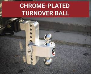 Weigh Safe 180 Turnover Ball Drop Hitch, 2