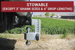 Weigh Safe 180 Turnover Ball Drop Hitch, 2