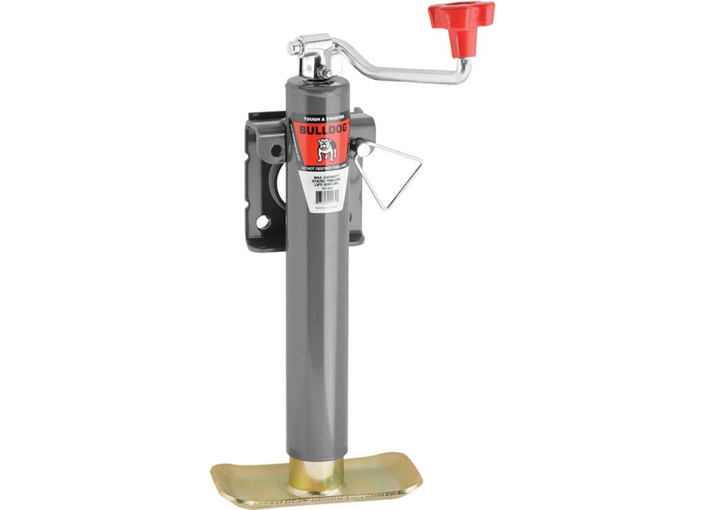 Bulldog Topwind Weld-on Swivel Jack - 5,000 lbs.  • 171401