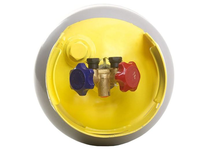 Flame King 30 lb Refrigerant Recovery Cylinder Tank with SCG Y-Valve  • YSN301R