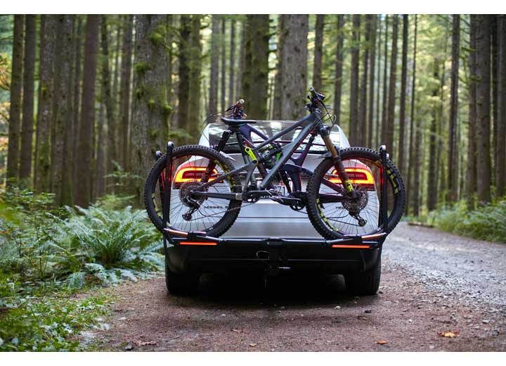 Kuat Piston X 2in Led Dual Ratchet Platform Rack W/kashima - 2 Bike - Galaxy Gray  • PX22G