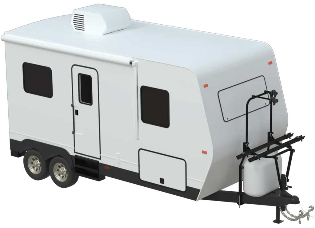 Arvika Short A-frame Bike Rack For Travel Trailers For 2 Bikes  • 7002SAF