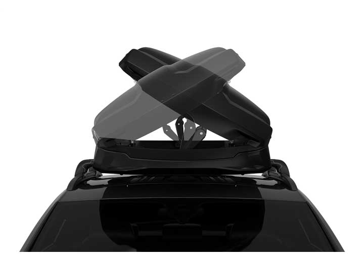 Thule Vector M Rooftop Cargo Carrier, Black, 13 Cu Ft • 613201