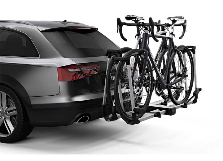 Thule Helium Platform XT 2 2-Bike Hitch Mounted Bike Carrier, Silver • 904011