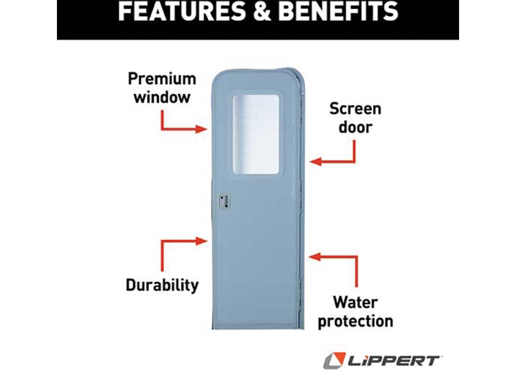 Lippert Right Hinge RV Radius 30