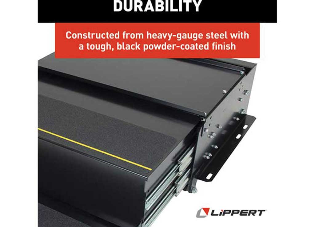 Lippert 42 Series Slide Style Step Assembly with Logic Control Unit and No Switch Kit  • 372779