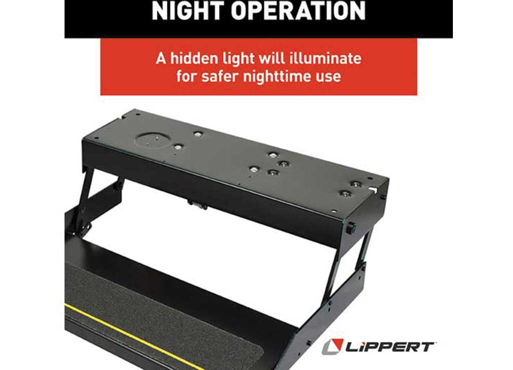 Lippert 28 Series Step Assembly with Standard Drive Operation and Power Switch Kit • 3747451