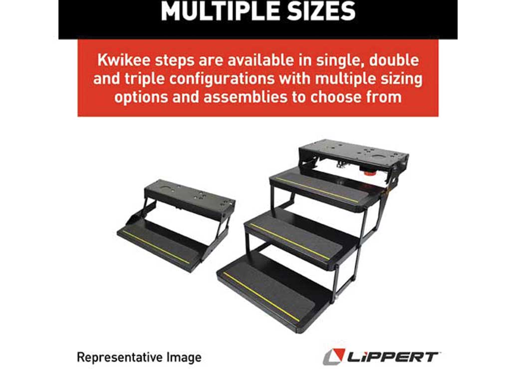 Lippert 28 Series Step Assembly with Standard Drive Operation and Power Switch Kit • 3747451