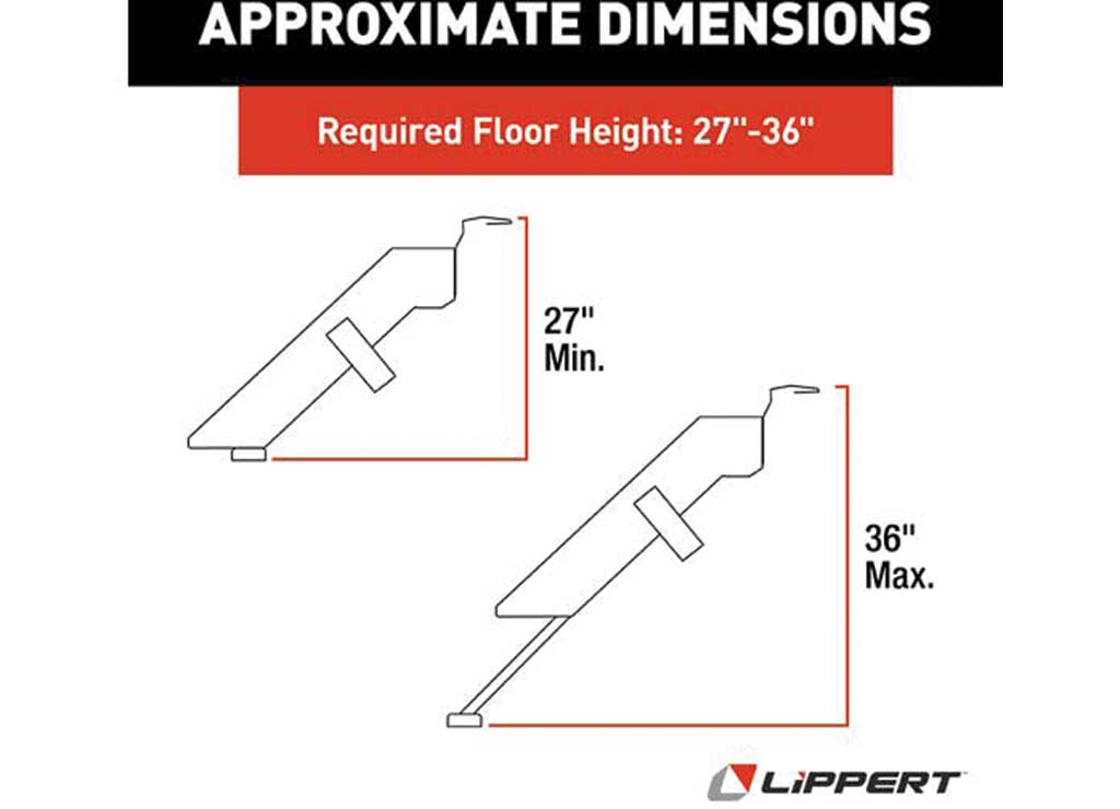 Lippert Solid Step Premium RV Steps - 26