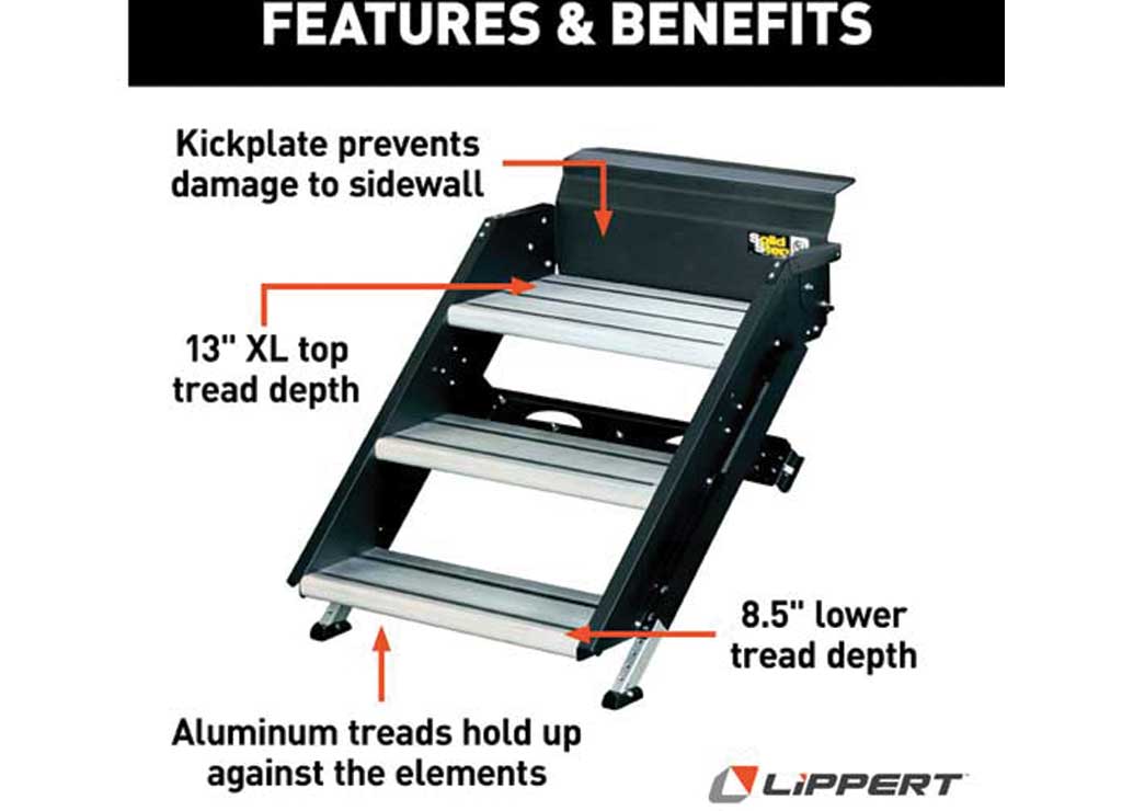 Lippert Solid Step Premium RV Steps - 26
