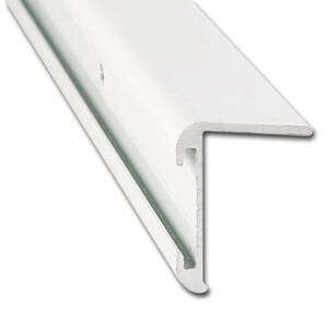 AP Products 8' Long Leg Insert Corner Molding, Polar White  • 021-85201-8