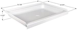 Icon Shower Pan, Rectangle, 31-7/8