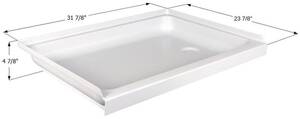Icon Shower Pan, Rectangle, 31-7/8