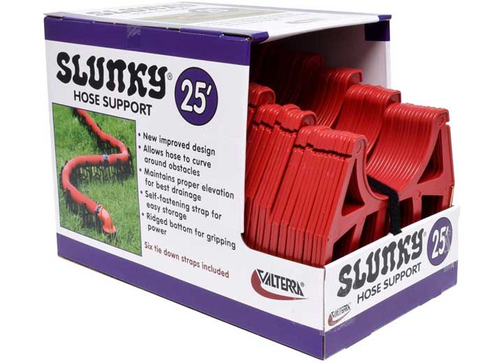 Valterra Slunky RV Sewer Hose Support – 25’, Red • S2500R