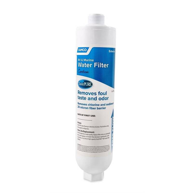 Camco TastePure Inline RV and Marine Water Filter  • 40645