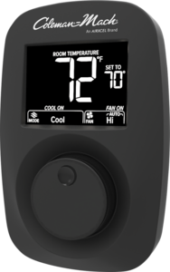Coleman-Mach Digital Heat/Cool Thermostat, Black  • 9420A381