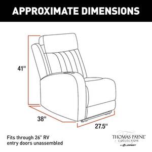 Thomas Payne Seismic Series RV Theater Seating Recliner - Right Arm, Millbrae • 2020129316