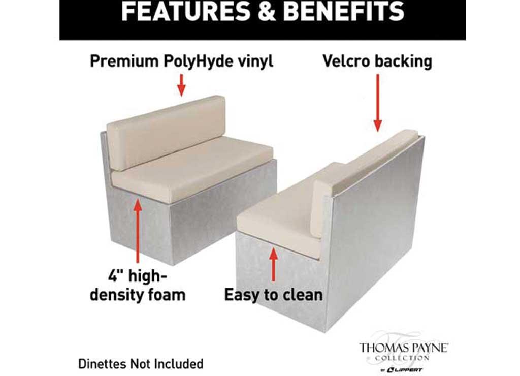Thomas Payne RV Dinette Cushions - 44