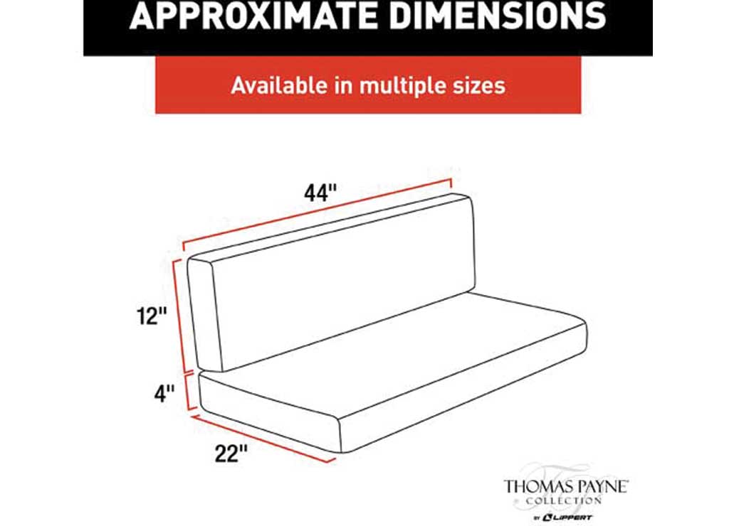 Thomas Payne RV Dinette Cushions - 44