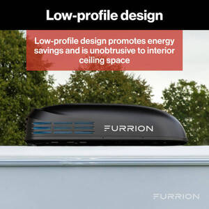 Furrion Chill HE Low-Profile RV Rooftop Air Conditioner with Heat Pump (R32) - 15K, Black • FACR15LPSA2-BL-AM