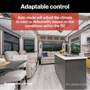 Furrion Chill HE Low-Profile RV Rooftop Air Conditioner with Heat Pump (R32) - 15K, Black • FACR15LPSA2-BL-AM