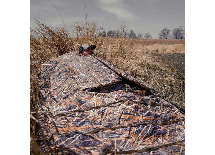 Beavertail Final Attack Portable Pit Blind, Marsh Brown • 400151