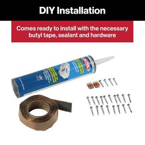 Furrion RV Roof Vent Fan with Lid Install Kit - 14