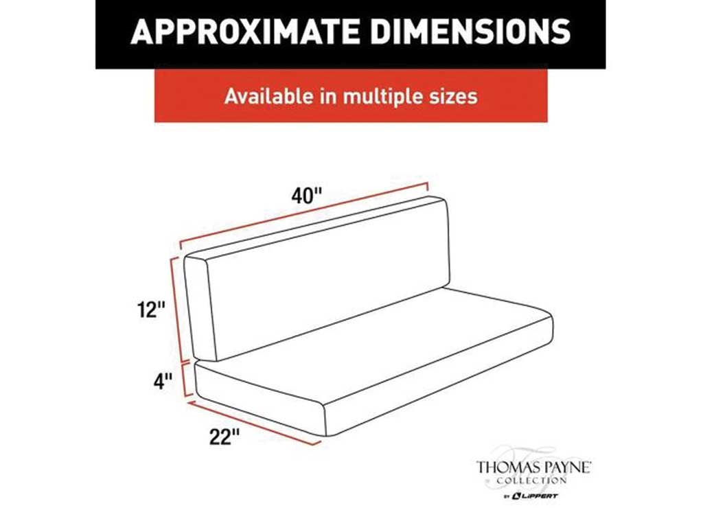 Thomas Payne RV Dinette Cushions - 40