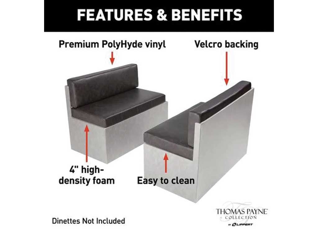 Thomas Payne RV Dinette Cushions - 40