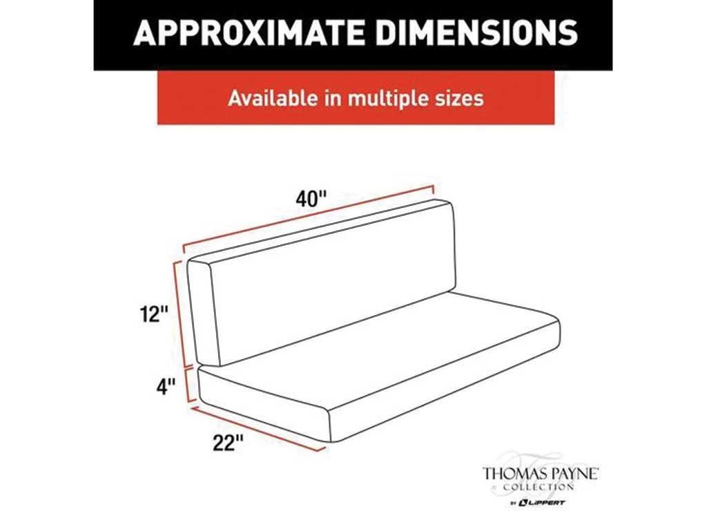 Thomas Payne RV Dinette Cushions - 40