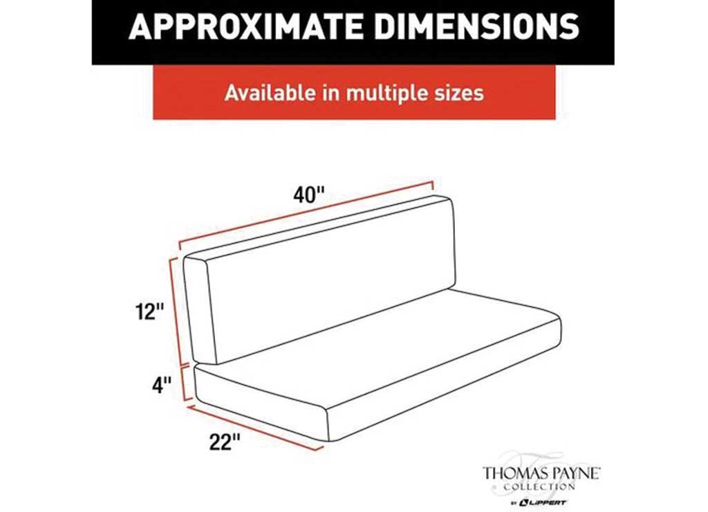 Thomas Payne RV Dinette Cushions - 40