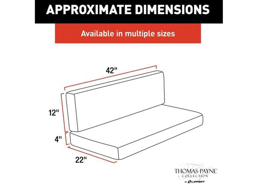 Thomas Payne RV Dinette Cushions - 42