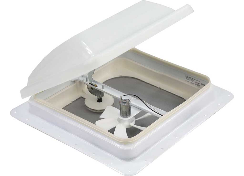 Ventline Ventadome Powered Roof Vent White Dome  • V2094-501-46