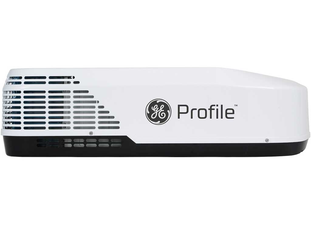 GE Appliances Profile PLH13 High Efficiency RV Rooftop Air Conditioner Low Profile with Heat Pump, 13.5K BTU, White  • PLHS13XHHW