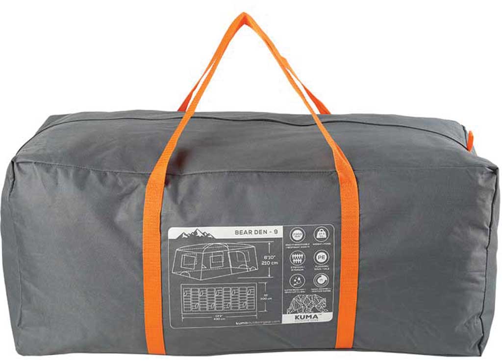 Kuma Outdoor Gear Bear Den 9-Person Cabin Tent • 485-KM-TEBD-GO-9