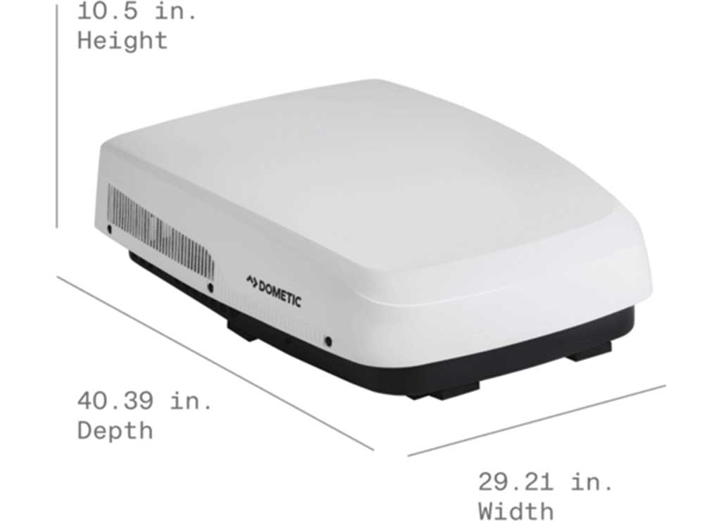 Dometic FreshJet 5 Low-Pro Mechanical High-Efficiency 11K BTU Rooftop A/C, White  • 9620015929