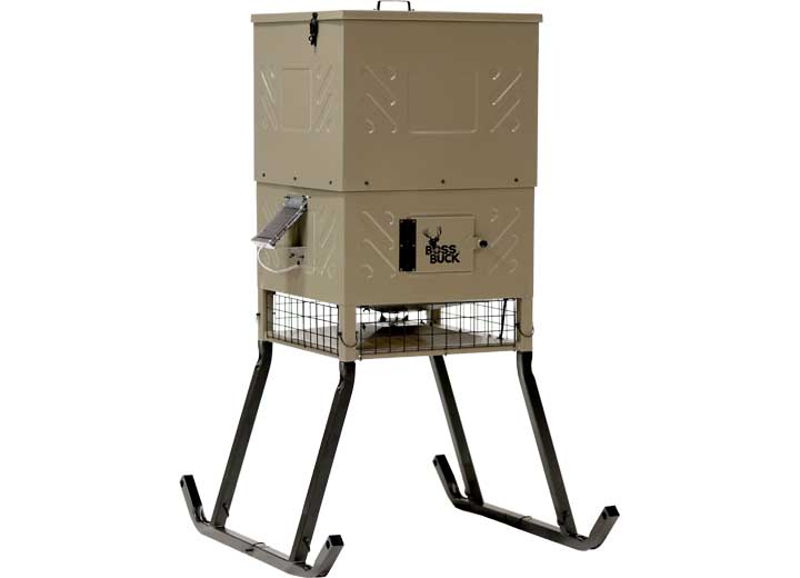 Boss Buck 600 LB Fill Sled Feeder w/ Diverter Plate & Solar Panel  • BB-SF600SLEDK