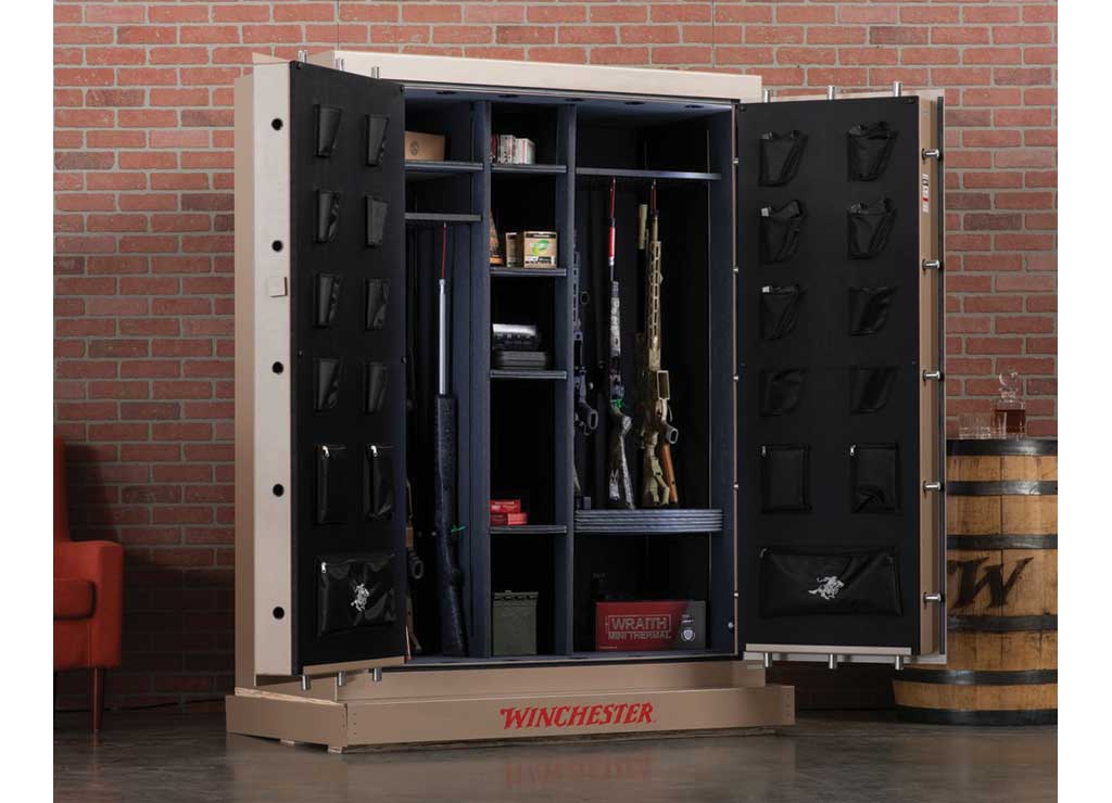 Winchester Grand American 60 +16 Fireproof Gun Safe, 60-Minute, Tan  • GA-7255-68-4-E