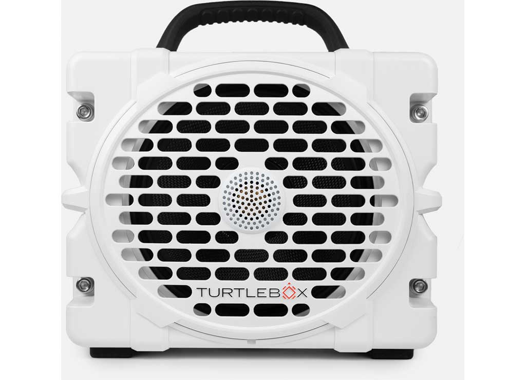 Turtlebox Grande Portable Speaker; Largest, Waterproof And Floats; White  • TB-GRAN-G1-WHT-1