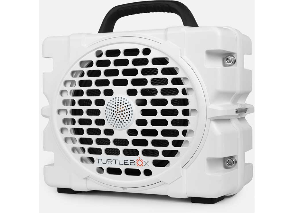 Turtlebox Grande Portable Speaker; Largest, Waterproof And Floats; White  • TB-GRAN-G1-WHT-1