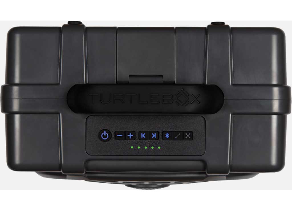 Turtlebox The Original Turtlebox Portable Speaker; Waterproof And Floats; Gray  • TB-ORIG-G3-GRAY-BLK-BLK-2