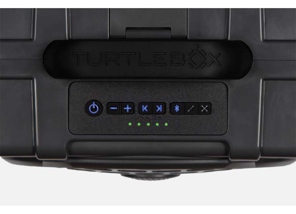 Turtlebox The Original Turtlebox Portable Speaker; Waterproof And Floats; Gray  • TB-ORIG-G3-GRAY-BLK-BLK-2