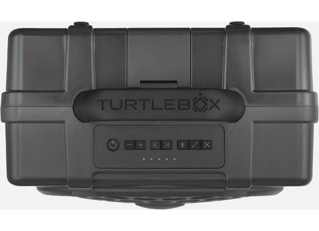 Turtlebox The Original Turtlebox Portable Speaker; Waterproof And Floats; Gray  • TB-ORIG-G3-GRAY-BLK-BLK-2