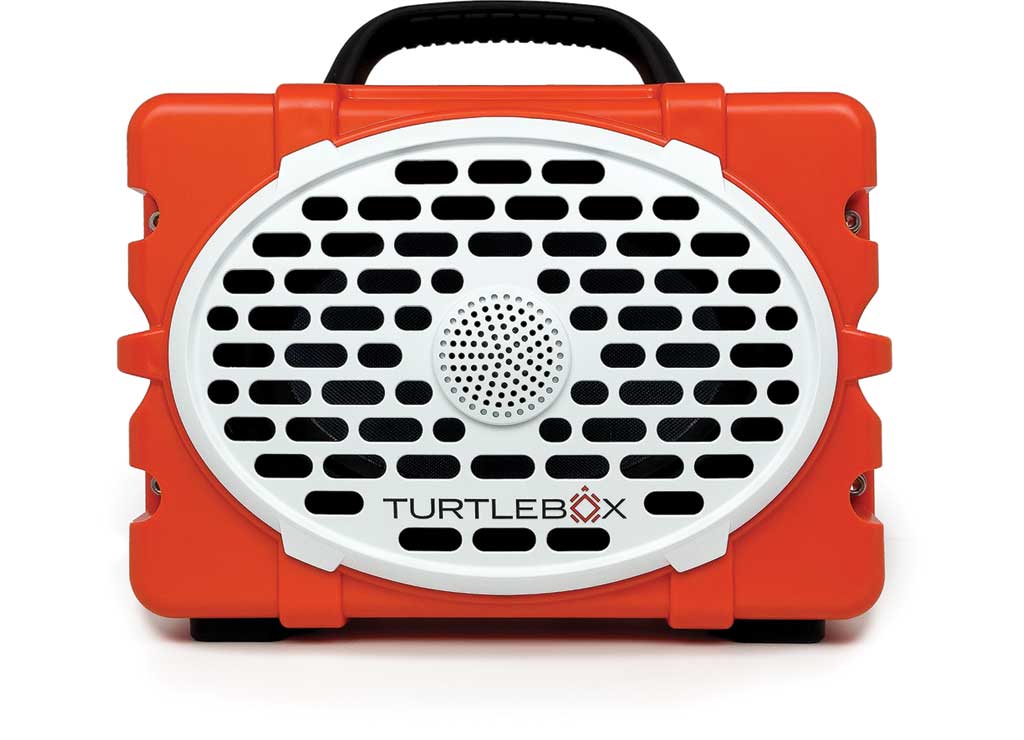 Turtlebox The Original Turtlebox Portable Speaker; Waterproof And Floats; Orange  • TB-ORIG-G3-ORG-BLK-BLK-2 New