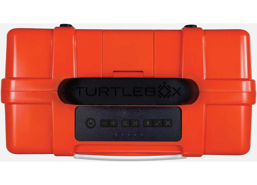Turtlebox The Original Turtlebox Portable Speaker; Waterproof And Floats; Orange  • TB-ORIG-G3-ORG-BLK-BLK-2 New