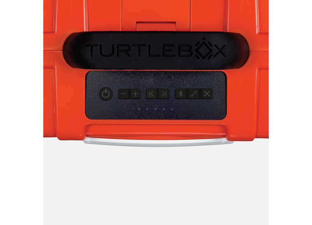 Turtlebox The Original Turtlebox Portable Speaker; Waterproof And Floats; Orange  • TB-ORIG-G3-ORG-BLK-BLK-2 New
